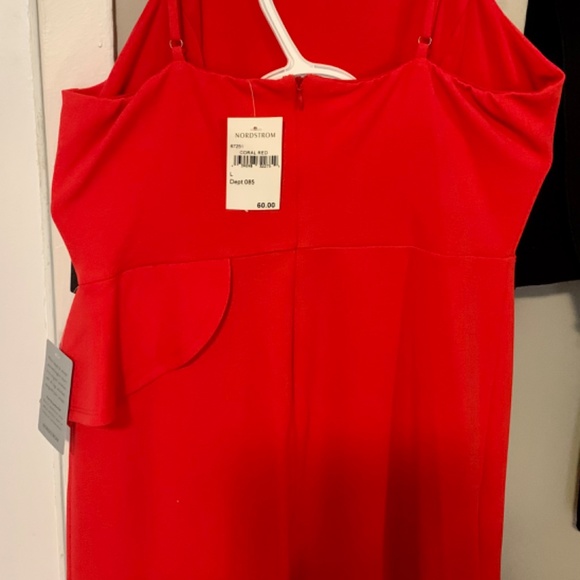 New Coral Red dress - Picture 2 of 5